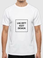 Ultralett Teknisk Unisex T-skjorte med Eget Trykk | Slitesterk Sport