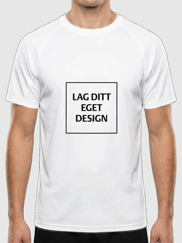 Ultralett Teknisk Unisex T-skjorte med Eget Trykk | Slitesterk Sport