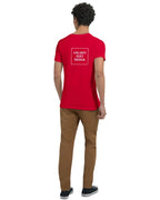 Design din egen Premium Unisex V-hals T-skjorte med eget trykk