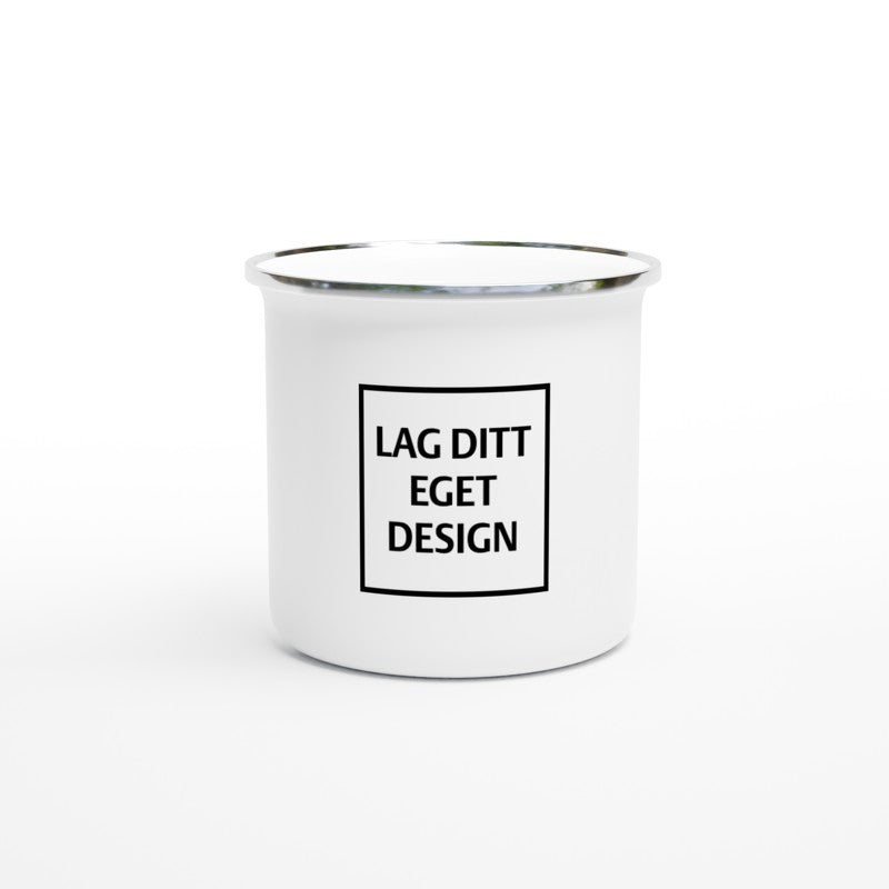 White Enamel Mug | Design Your Own