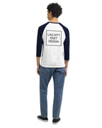Unisex Raglan T-skjorte med 3/4 Ermer – Skap Ditt Unike Design