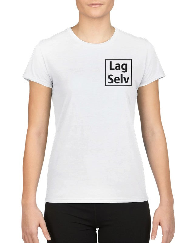 Performance T-skjorte Dame – Design Med Broderi
