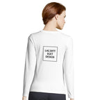 Design Your Own Custom Fitted Long Sleeve T-shirt for Women with Print