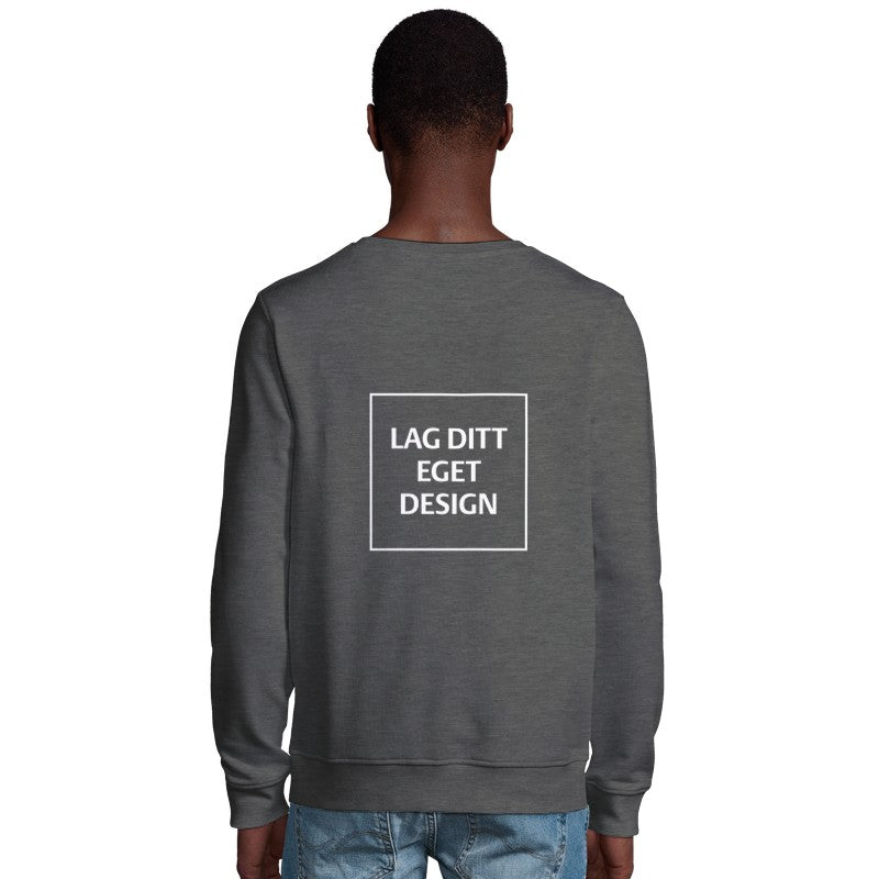Organic Unisex Custom Crewneck Sweatshirt | Design Your Own