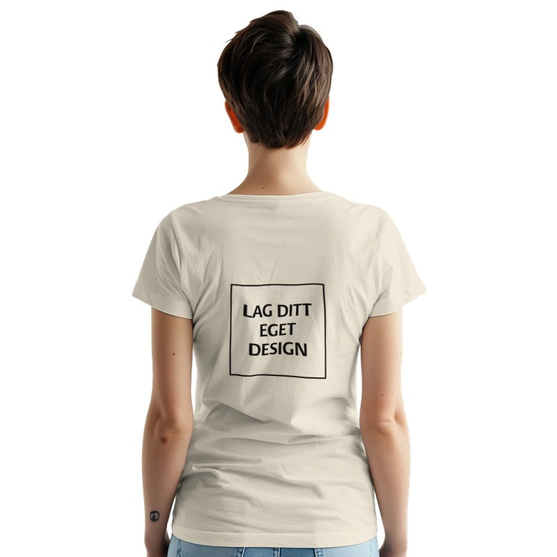 Custom Heavyweight Unisex Crewneck T-Shirt | Design Your Own Print