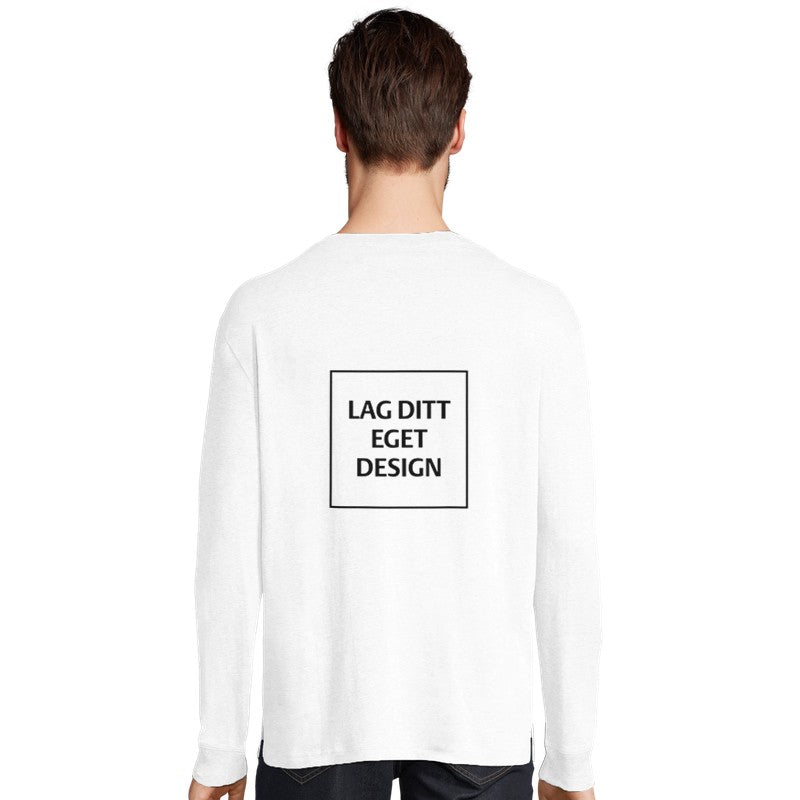 Design Your Own Organic Long Sleeve T-Shirt | Custom Print