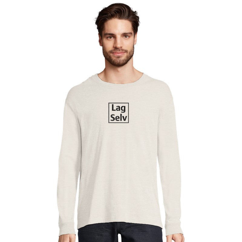 Design Your Own Organic Long Sleeve T-Shirt with Custom Embroidery