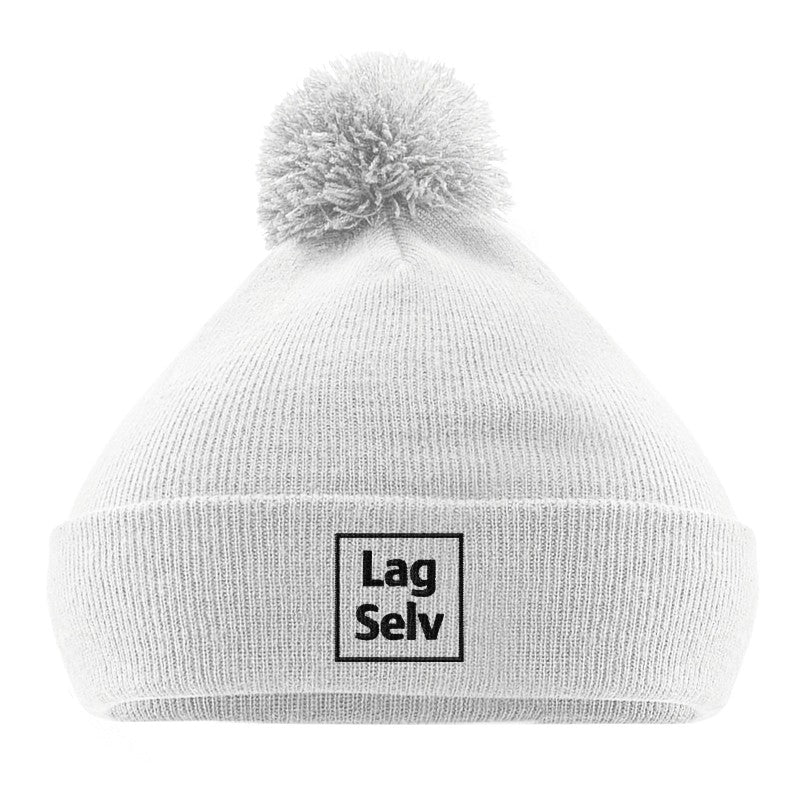 Custom Pom Pom Beanie | Design Your Own with Embroidery