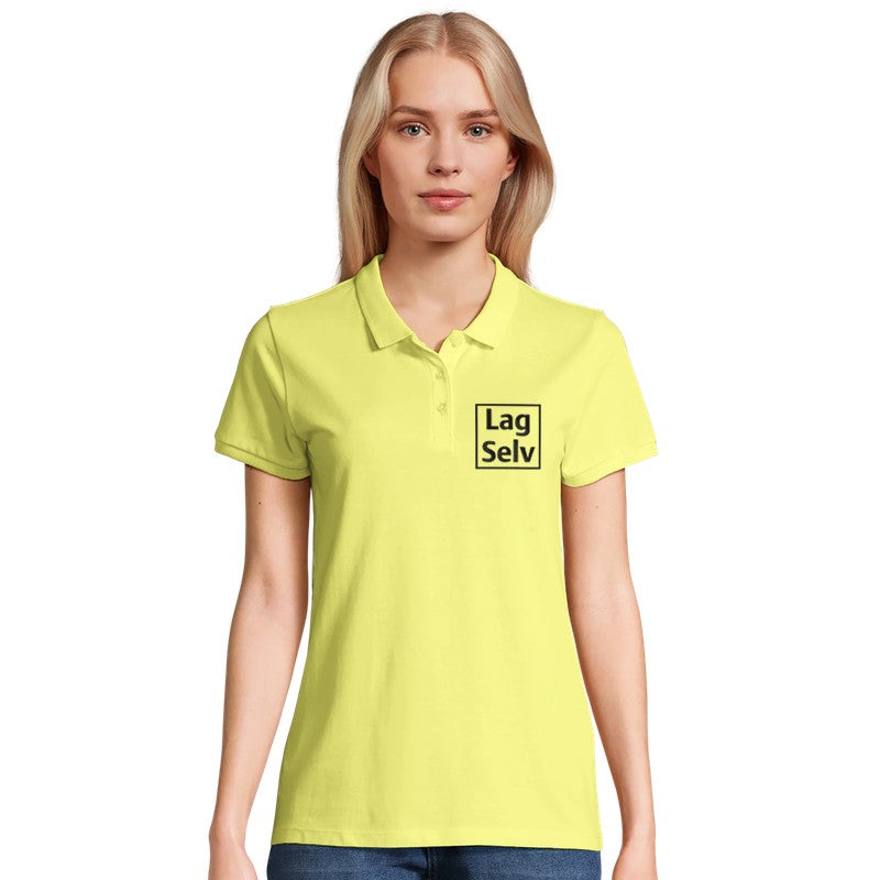 Design Your Own Organic Women's Polo Shirt | Custom Embroidery