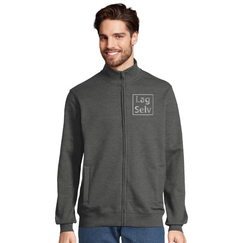 Custom Embroidered Full-Zip Sweatshirt | Design Your Own Unisex Sweatshirt with Logo