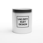 Magisk Keramisk Kopp 11oz Blank Sort | Design Ditt Eget