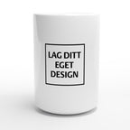 Personlig Hvit Keramikkkrus | Eget Trykk
