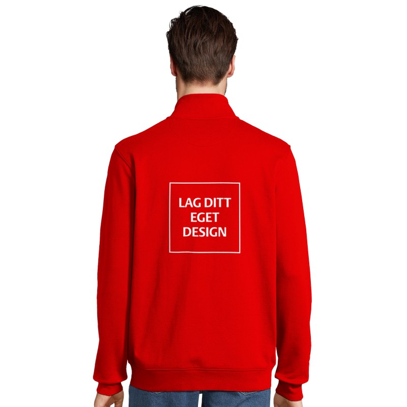 Custom Full-Zip Sweatshirt with Print | Design Your Own Personalized Zip-Up