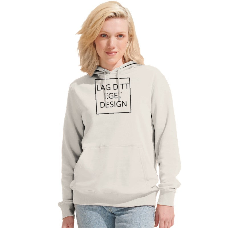 Design Your Own Organic Unisex Hoodie with Print | Custom Personalized Hoodie