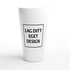 Hvit Latte Keramikkkrus | Eget Trykk