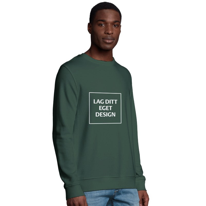 Organic Unisex Custom Crewneck Sweatshirt | Design Your Own