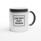 Magisk Keramisk Kopp 11oz Blank Sort | Design Ditt Eget