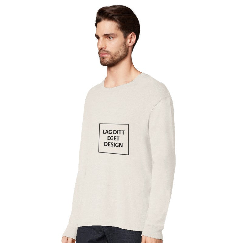 Design Your Own Organic Long Sleeve T-Shirt | Custom Print
