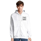 Organisk Unisex Glidelåshettegenser | Personlig Broderi