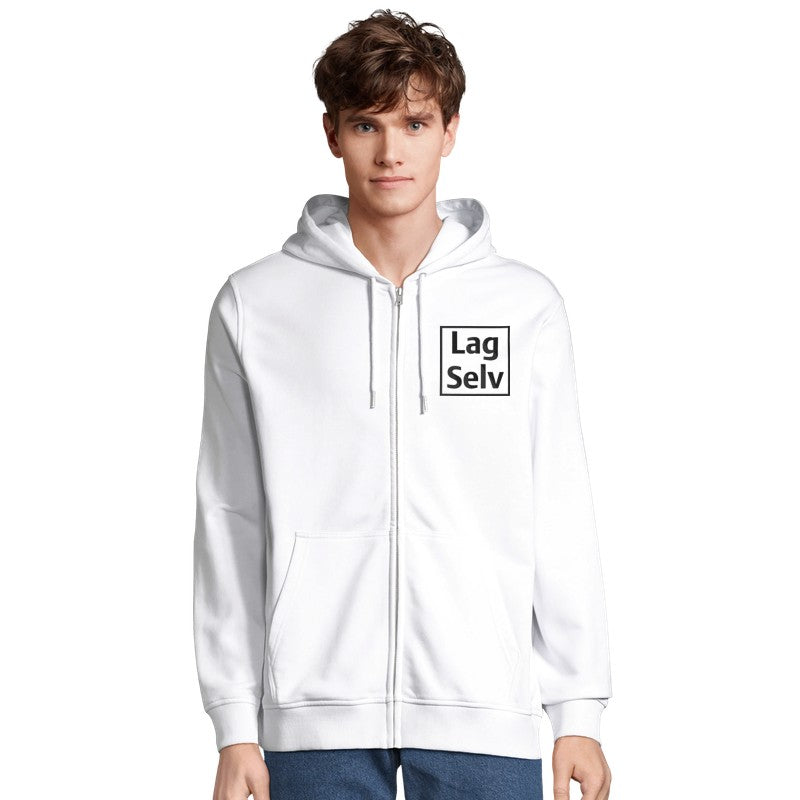 Organic Unisex Zip Hoodie | Custom Embroidery