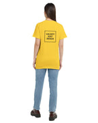 Design Your Own Heavyweight Women's Crewneck T-Shirt with Custom Print