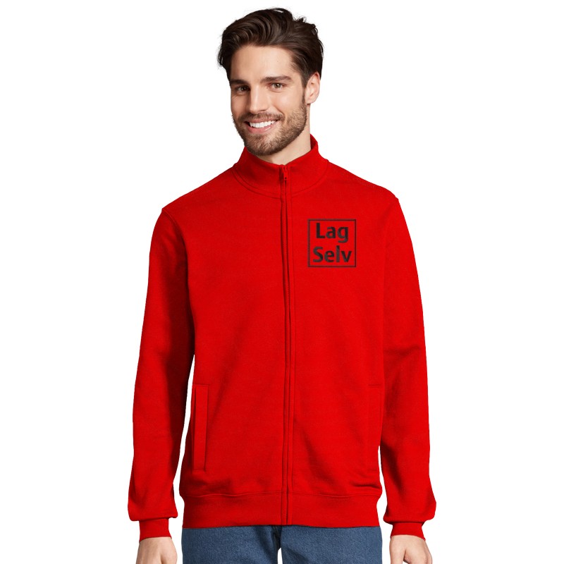 Custom Embroidered Full-Zip Sweatshirt | Design Your Own Unisex Sweatshirt with Logo
