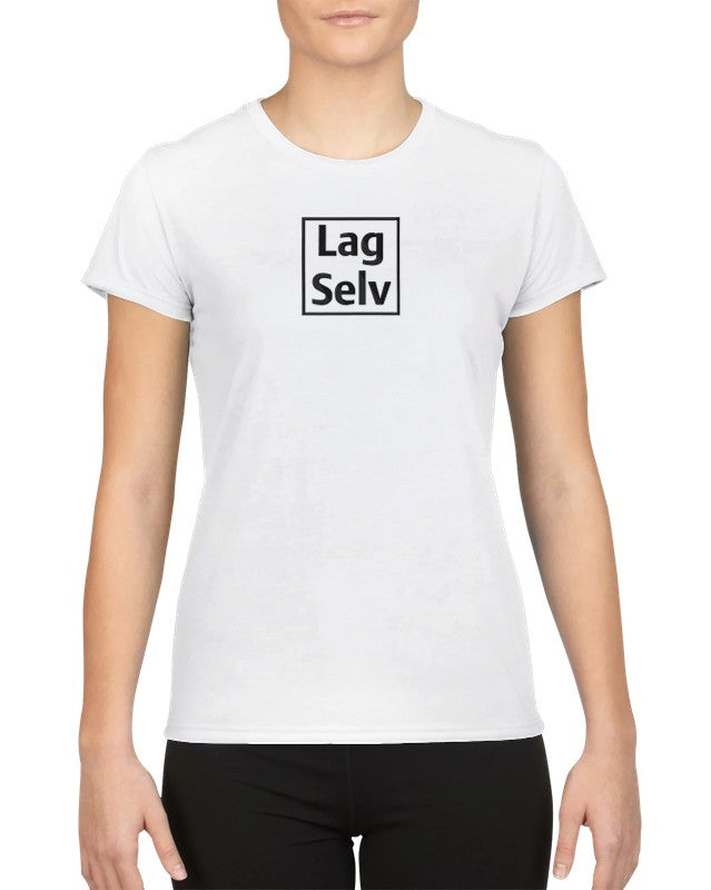Performance T-skjorte Dame – Design Med Broderi