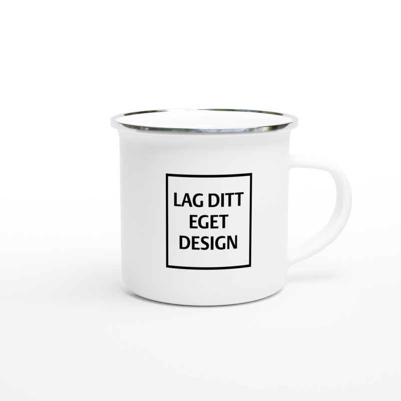 White Enamel Mug | Design Your Own