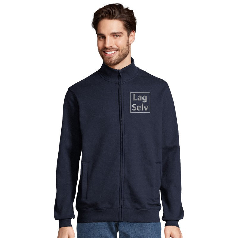 Custom Embroidered Full-Zip Sweatshirt | Design Your Own Unisex Sweatshirt with Logo