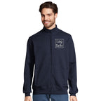 Custom Embroidered Full-Zip Sweatshirt | Design Your Own Unisex Sweatshirt with Logo