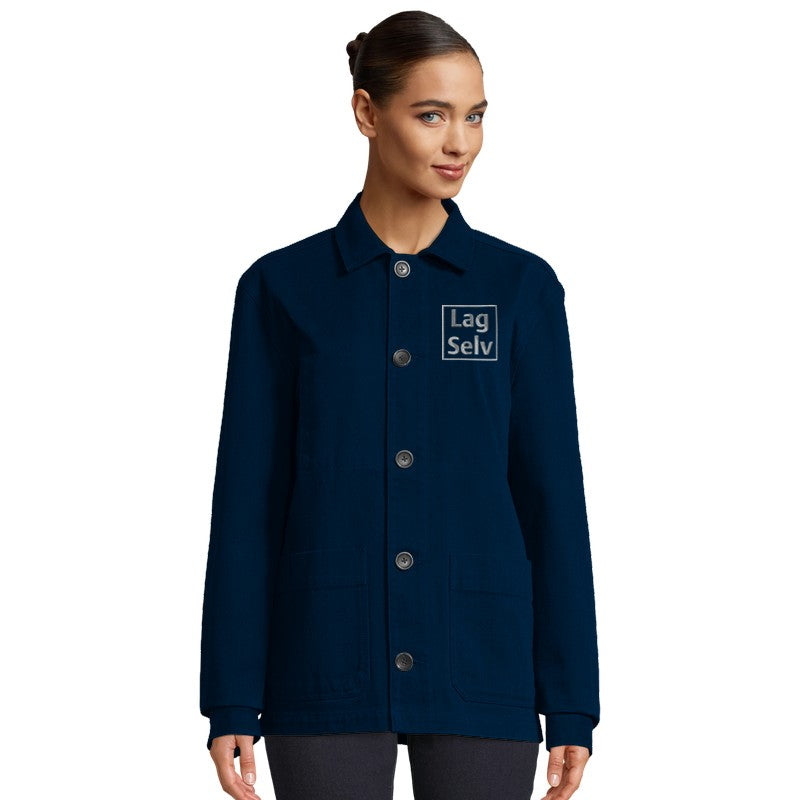 Design din egen økologiske unisex-jakke med broderi | Custom arbeidsjakke