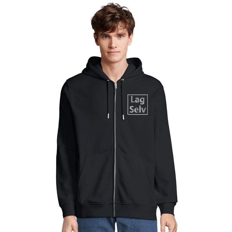 Organic Unisex Zip Hoodie | Custom Embroidery