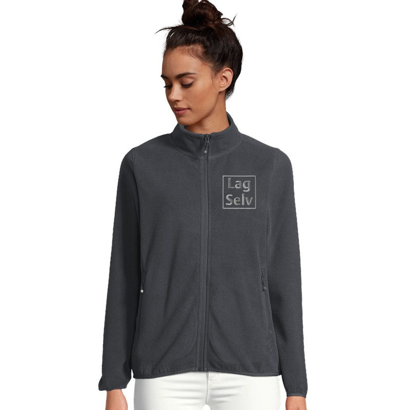 Custom Women's Microfleece Zip Jacket with Embroidery | Design Your Own with Your Logo