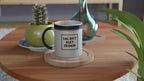 Magisk Keramisk Kopp 11oz Blank Sort | Design Ditt Eget
