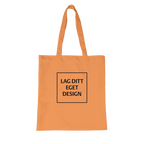 Custom Organic Long Handles Tote Bag | Design Your Own