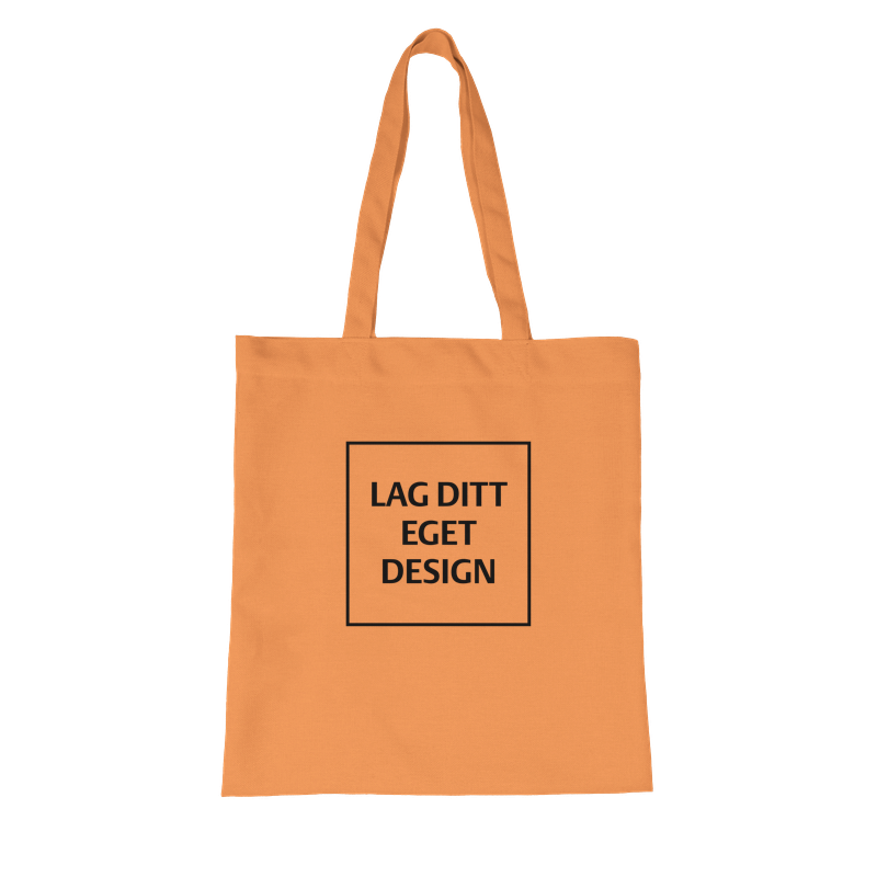 Custom Organic Long Handles Tote Bag | Design Your Own