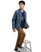 Design din egen Premium Unisex V-hals T-skjorte med eget trykk