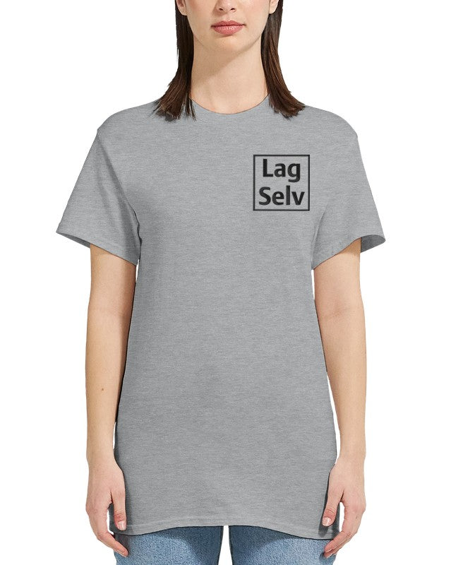 Heavyweight Dame Crewneck T-skjorte for Eget Broderi - Design Din Egen