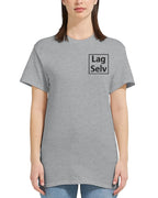 Heavyweight Dame Crewneck T-skjorte for Eget Broderi - Design Din Egen