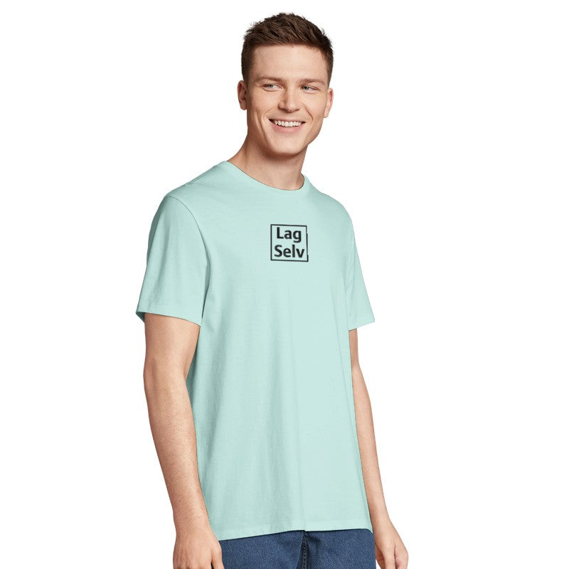 Design din egen økologiske unisex T-skjorte med personlig broderi