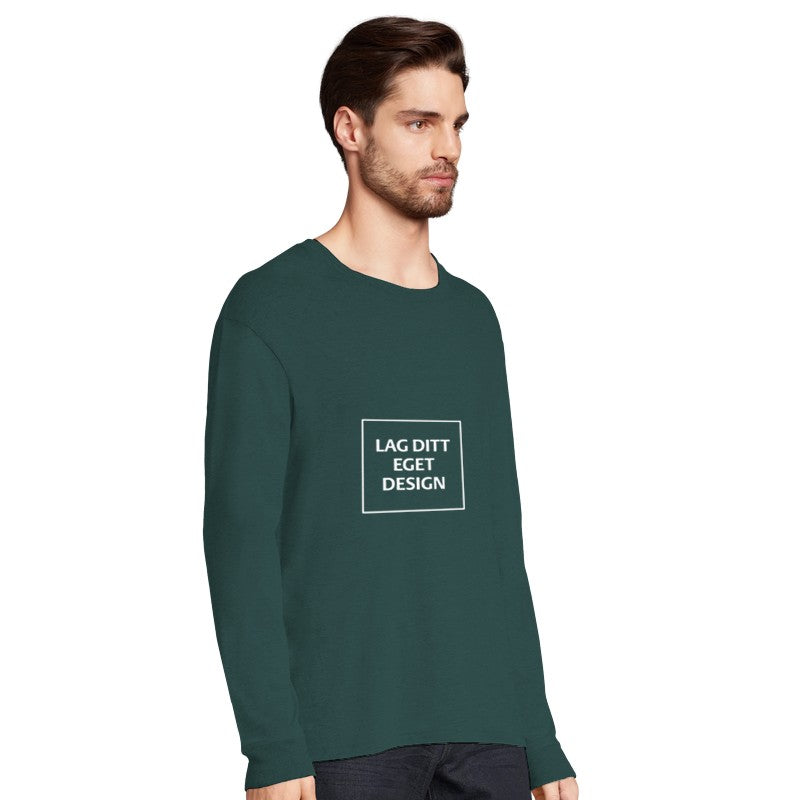 Design Your Own Organic Long Sleeve T-Shirt | Custom Print