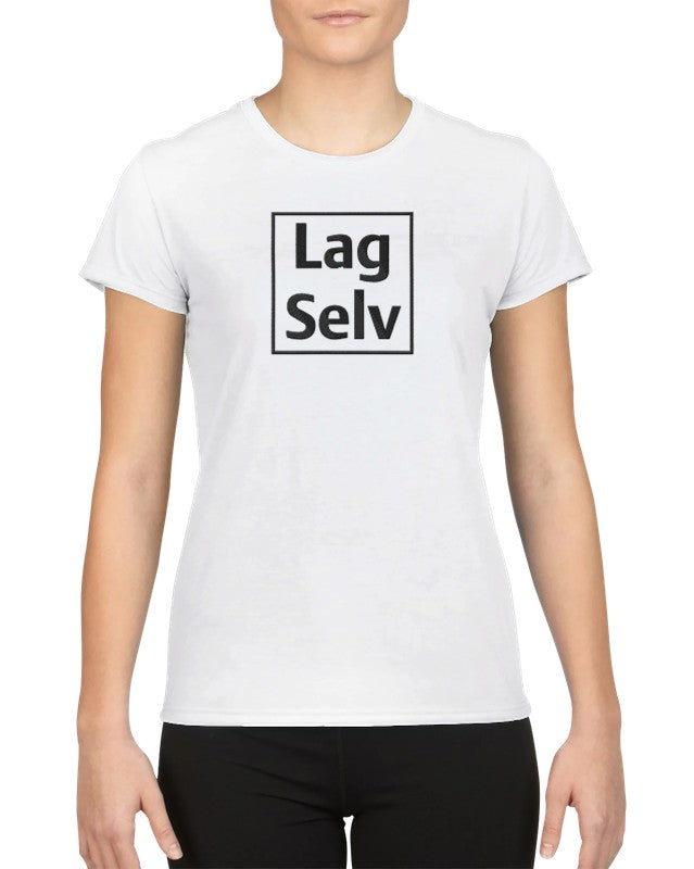 Performance T-skjorte Dame – Design Med Broderi