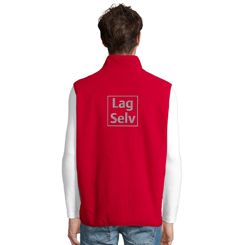 Unisex Microfleece Zip Vest | Custom Design with Embroidery