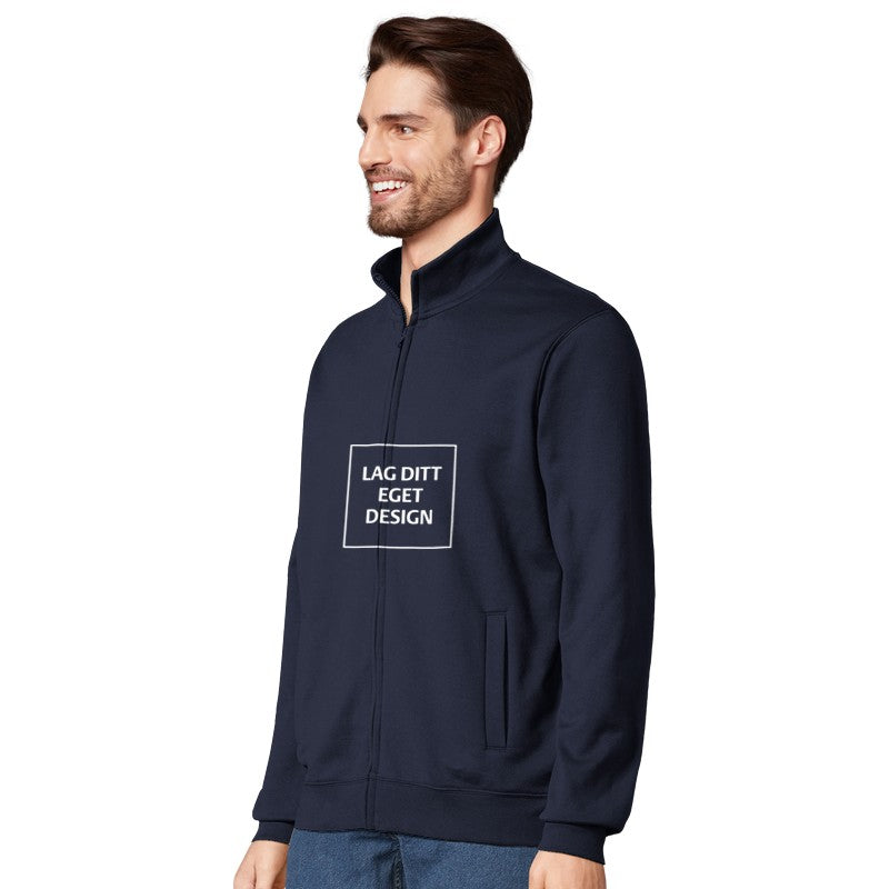 Custom Full-Zip Sweatshirt with Print | Design Your Own Personalized Zip-Up