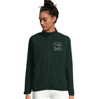 Custom Women's Microfleece Zip Jacket with Embroidery | Design Your Own with Your Logo