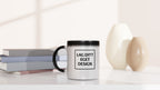 Magisk Keramisk Kopp 11oz Blank Sort | Design Ditt Eget