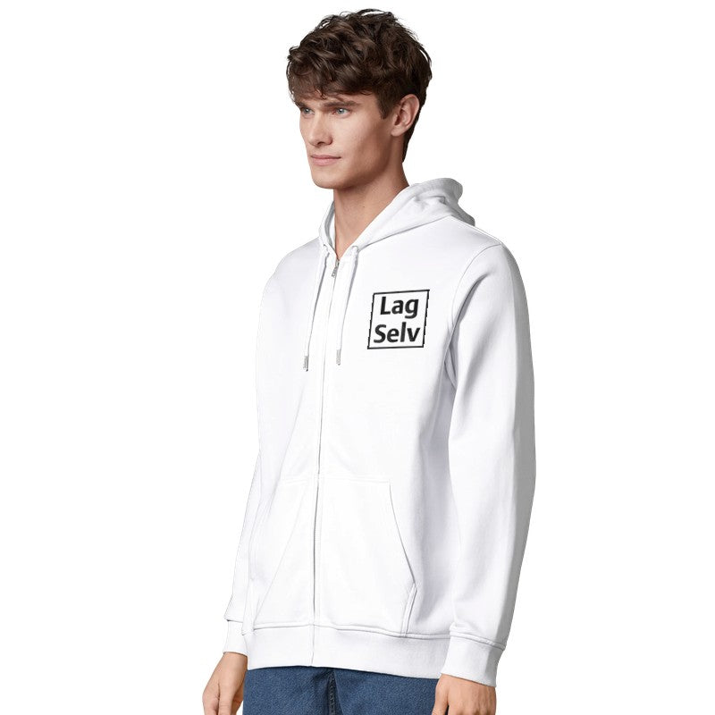 Organisk Unisex Glidelåshettegenser | Personlig Broderi