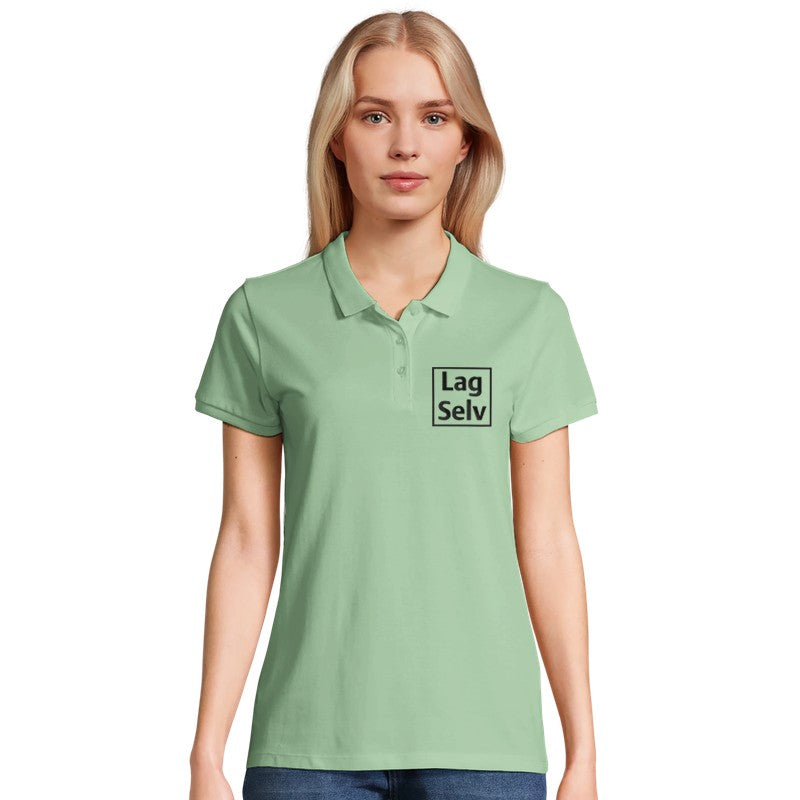 Design Your Own Organic Women's Polo Shirt | Custom Embroidery