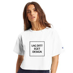 Design Your Own Cropped T-Shirt – Champion T453W with Print