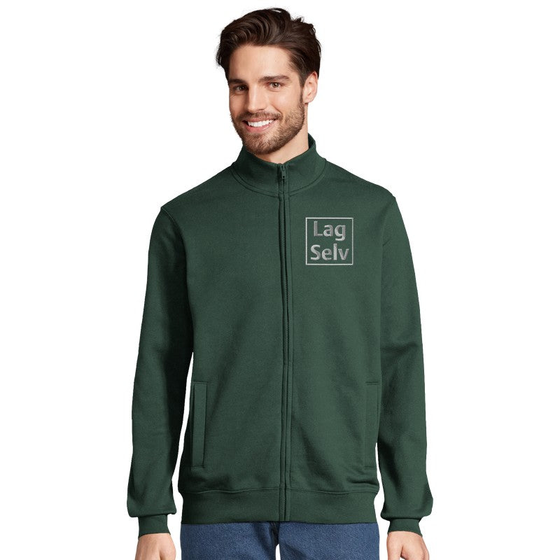 Custom Embroidered Full-Zip Sweatshirt | Design Your Own Unisex Sweatshirt with Logo